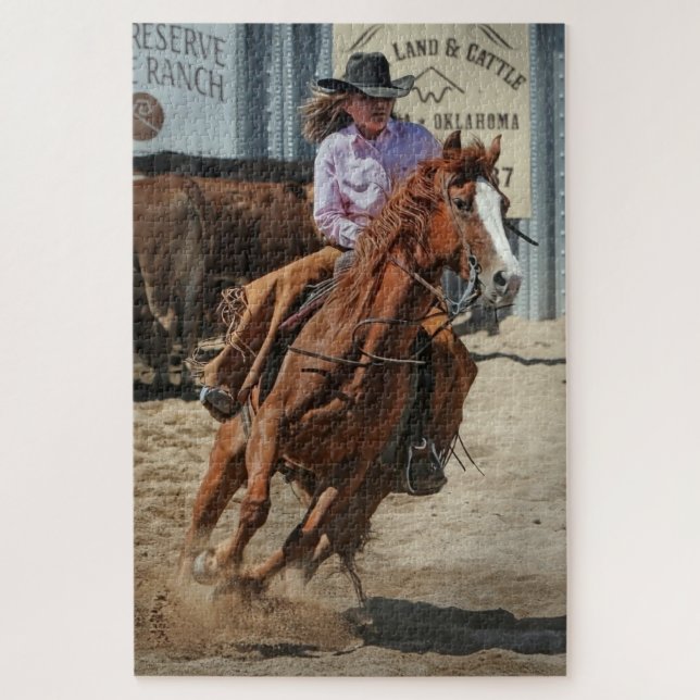 Cowgirl Rodeo Reitsport Western Sport (Vertikal)