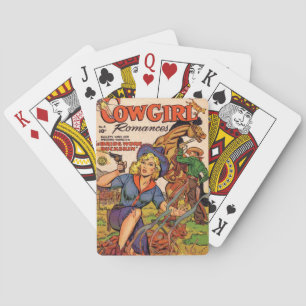"Cowgirl Romances" Comic Book Playing Cards Spielkarten