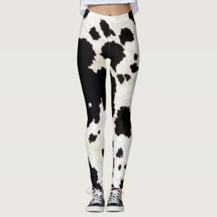 Cowgirl Rustikale Kuhhaut Leggings