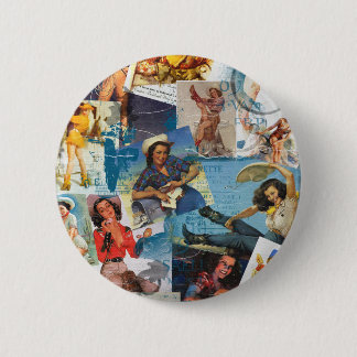 Cowgirl-Sammlungs-Nr. 2 Texas eklektische " Button