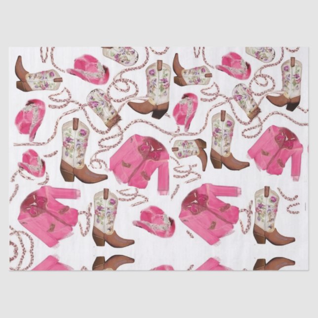COWGIRL SEIDENPAPIER (Vorderseite)