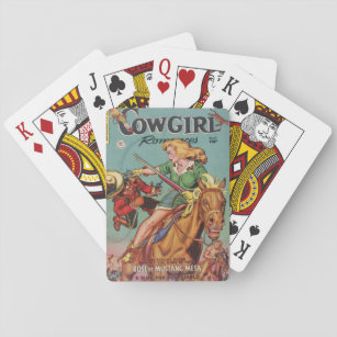 Cowgirl Spielkarten