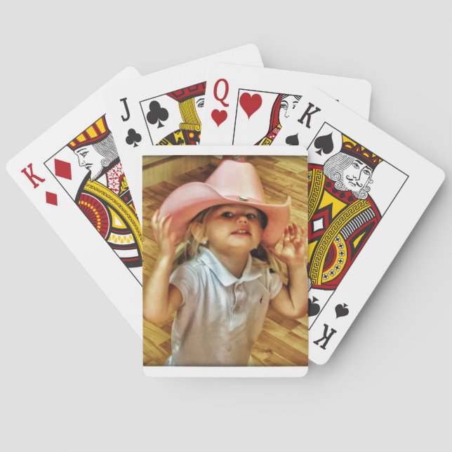 Cowgirl Spielkarten (Rückseite)