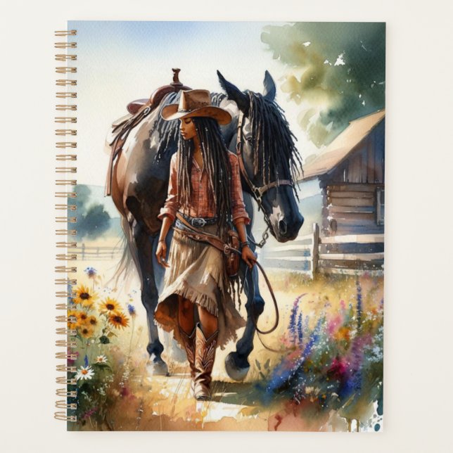 Cowgirl Spirit Planificateur Occidental (Devant)