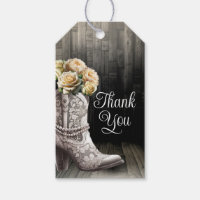 Cowgirl Spitzen Stiefel & White Blume Rustikale Br