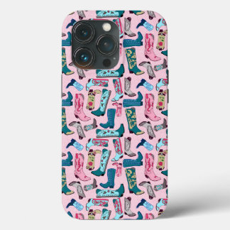 Cowgirl Stiefel auf rosa Case-Mate iPhone Hülle