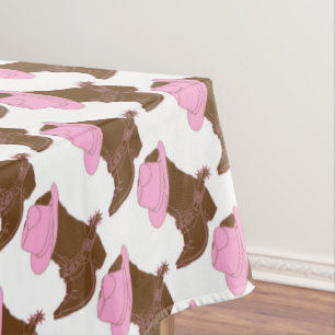 Cowgirl-Stiefel Tischdecke