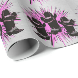 Cowgirl Stiefel und Hats Wrapping Paper Geschenkpapier