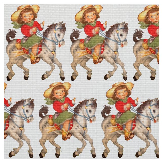 Cowgirl Stoff (Muster)