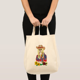 Cowgirl Sugar Skull Tragetasche