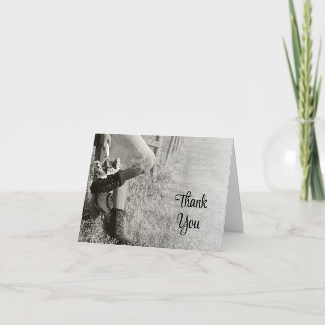 Cowgirl Sunflowers Western Bridesmaid Merci (Devant)