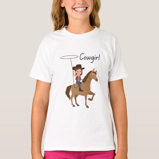 Cowgirl T-Shirt (Vorderseite)