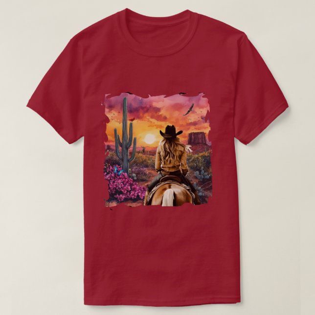 Cowgirl  T-Shirt (Design vorne)