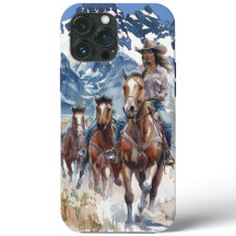 Cowgirl trailblazer Handy Gehäuse.