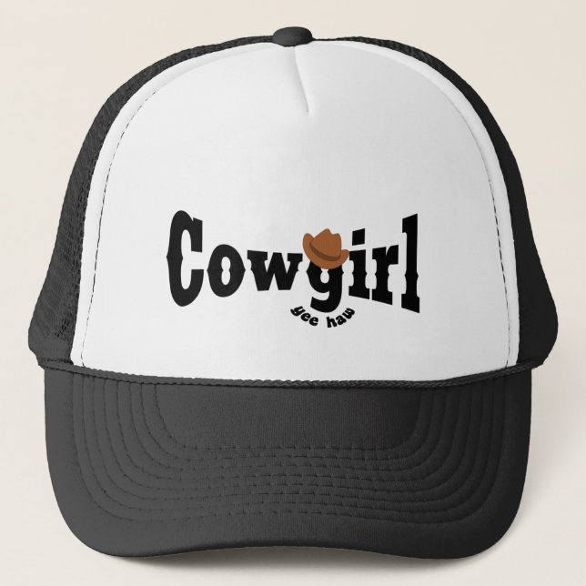 Cowgirl Truckerkappe (Vorderseite)