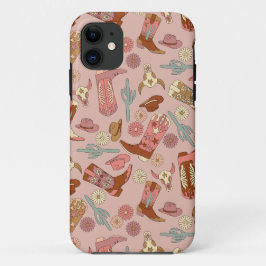 Cowgirl Western Boho Cowboy Boots Case-Mate iPhone Hülle