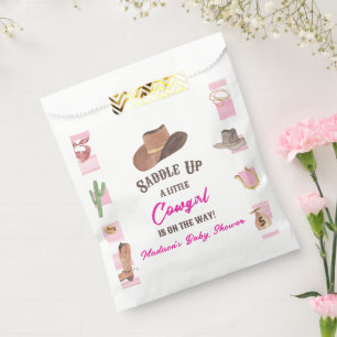 Cowgirl Western Rodeo Wild West Baby Dusche Geschenktütchen
