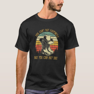 Cowgirl Western Sie können Glück nicht kaufen, abe T-Shirt
