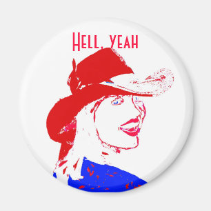 Cowgirl Western Wear Magnet