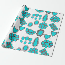 Cowgirl Wrapping Paper Geschenkpapier