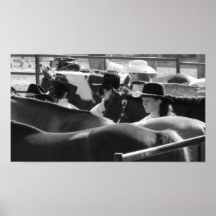 Cowgirls aufgerollt poster