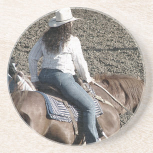 Cowgirls Getränkeuntersetzer
