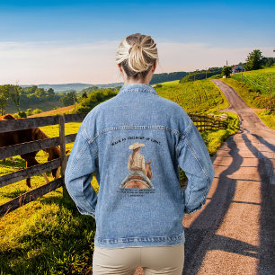 Cowgirl's Inspirational Jean Jacket Jeansjacke