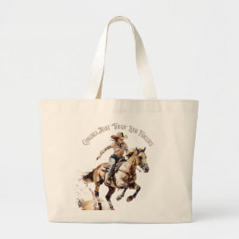 Cowgirls machen hart jumbo stoffbeutel