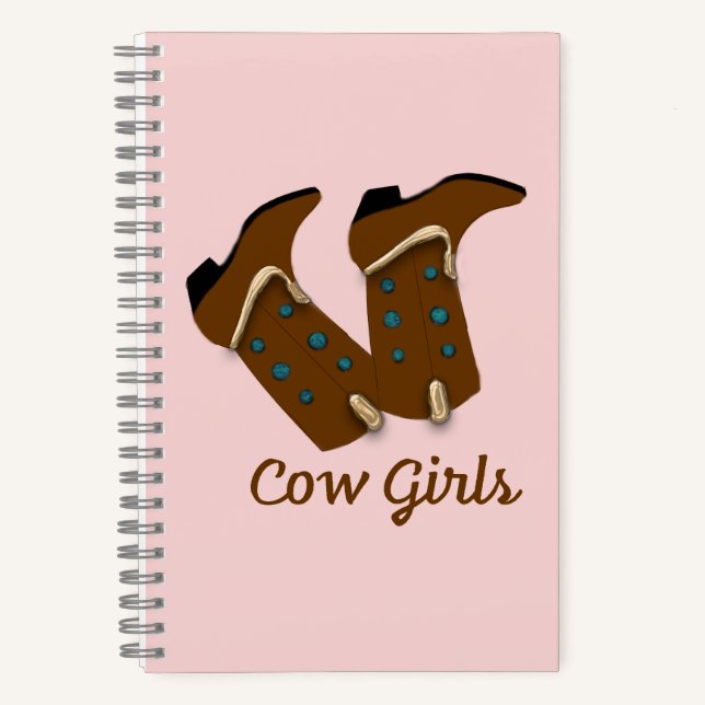 Cowgirls Notizbuch (Vorderseite)