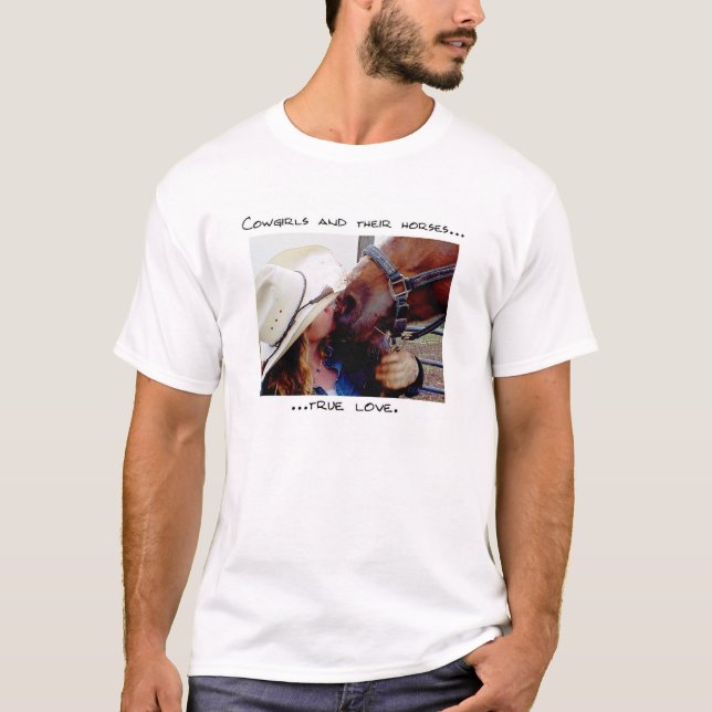 Cowgirls und ihre Pferde… T-Shirt (Vorderseite)