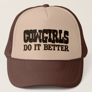 Cowgirls verbessert es truckerkappe