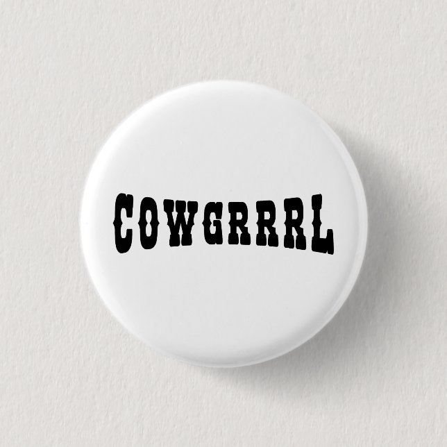 COWGRRRL BUTTON (Vorderseite)