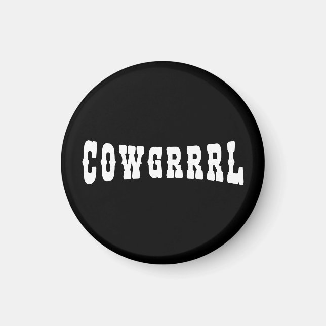 COWGRRRL MAGNET (Vorne)