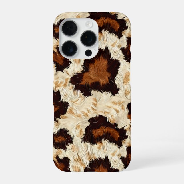 Cowhide iPhone Case 16 Pro Hülle (Rückseite)