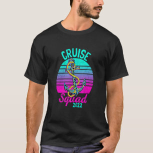 Cowhide Leopard Anchor Cruising Fans Cruise Squad T-Shirt