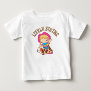 Cowkids Little Sister Baby T-shirt