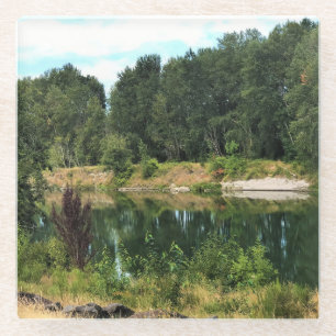 Cowlitz River, Castle Rock, Washington Glasuntersetzer