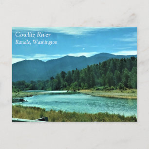 Cowlitz River, Randle, Washington Postcard Postkarte
