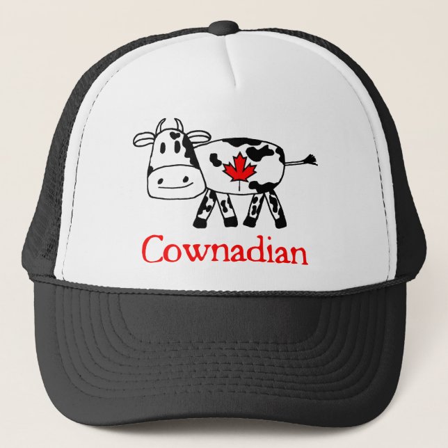 Cownadian Hat Truckerkappe (Vorderseite)