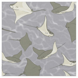 Cownose Stingray-Ozean-Muster Stoff