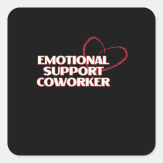Coworker Classic - Work Bestie Vira Quadratischer Aufkleber