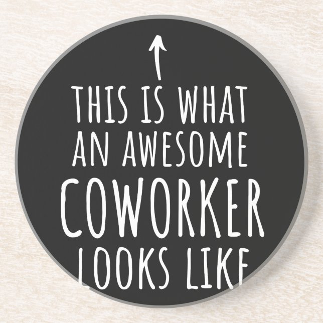 Coworker Gift, Coworker Tasse, Phantastisch Cowork Getränkeuntersetzer (Vorne)