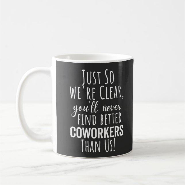 Coworker Goodbye | Arbeitskraft | Verlassend Gesch Kaffeetasse (Links)