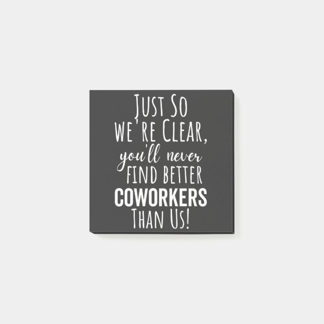 Coworker Goodbye | Arbeitskraft | Verlassend Gesch Post-it Klebezettel (Vorderseite)