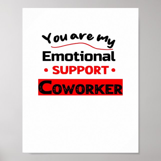 Coworker Sloth Vibes Poster (Vorne)