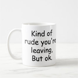 Coworker Verlasse Geschenkidee mit lustigem Sprich Kaffeetasse