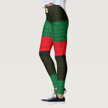 Cowrie Muschel Red Black Green Crochet Print