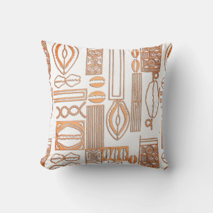Cowrie Muscheln Motif Throw Kissen