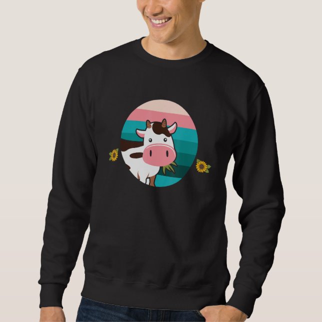 Cows  Cow Calf Cattle Cow Hutch Sweatshirt (Vorderseite)
