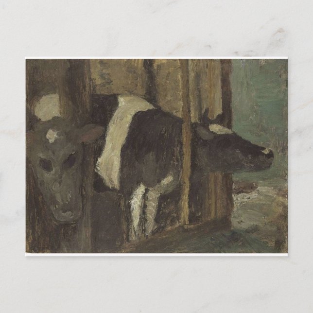 Cowshed von Paula Modersohn-Becker Postkarte (Vorderseite)